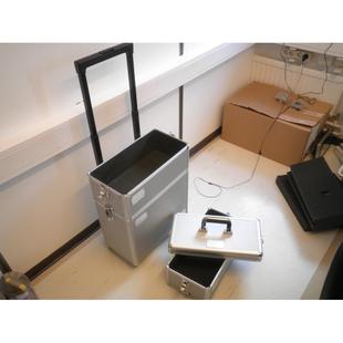 创新设计组合式拉杆工具箱轻巧便携收纳铝合金箱手提式设备