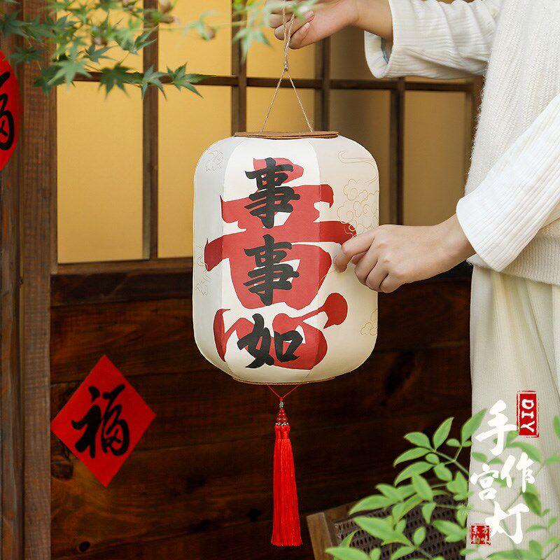 2025蛇年新款新年装饰灯笼挂件门口室内中式灯笼过年春节场景布置