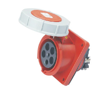 SFE上丰工业插座SF-435 63A 五极暗装斜座 IP67 五芯插座