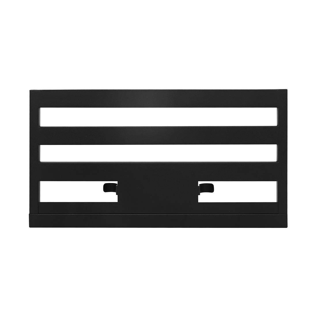 电吉他铝合金效果器板吉他粘贴单块效果器支架便携固定防滑轨道板