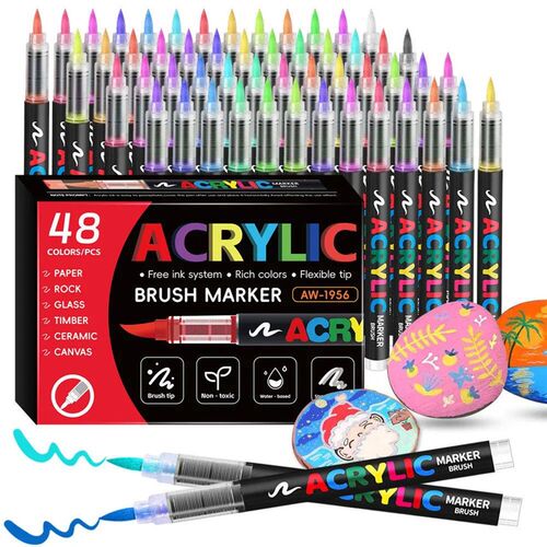 12-168 Colors Direct Liquid Marker Pen Set,DIY Hand Drawn,Gr