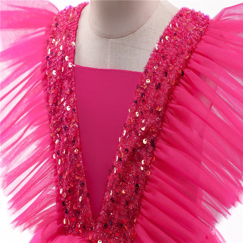 Wedding Birthday Dresses For Girls 3-8 Years Elegant Party S图片