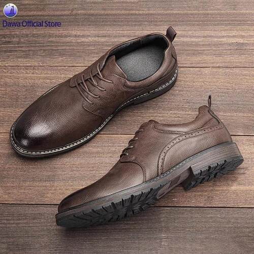 Mens Casual Leather Shoes Comfortable Dress Shoe 休闲皮鞋男
