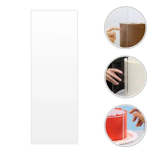 Transparent Cake Cream Scraper Cake Making Scraper Rectangul