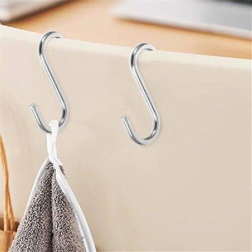 100PCS Mini S-Shaped Hooks Stainless Steel Hanging Hook