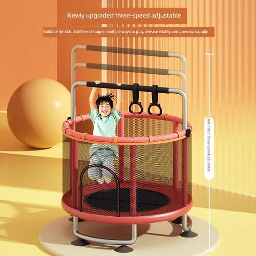 Childrens Indoor Trampoline with Safety Net, Mini Trampolin
