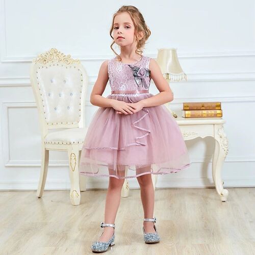 Baby Girls Dress Casual Costume Kids Dresses For Girls Flowe
