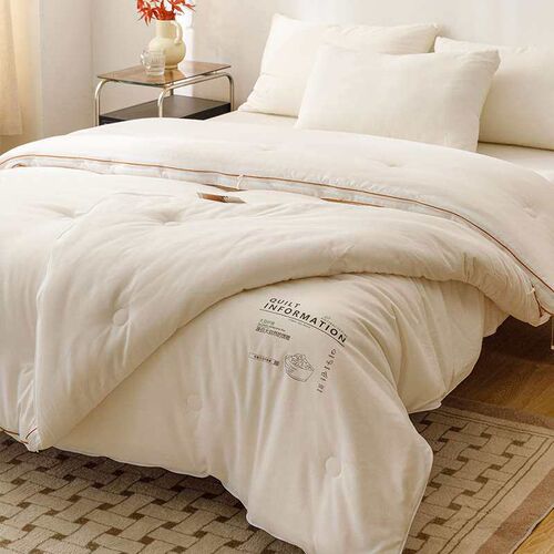 Class A antibacterial soybean fiber two-in-one child quilt z