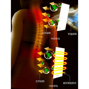 Massager 110V cervical spine, waist and leg massage pad按摩