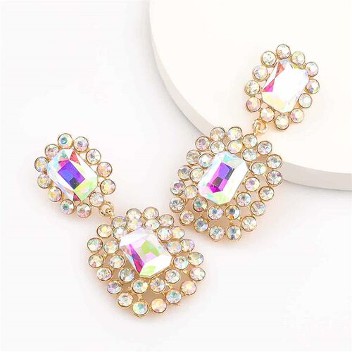 Exaggerated fashion super flash claw chain alloy diamond rhi
