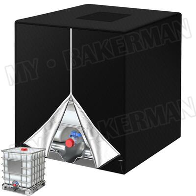 Zipper+IBC+Tote+275+Gallon+1000L+Outdoor+Water+Tank+Protecti