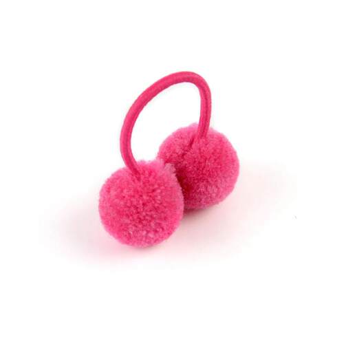14pcs/lot 1.4  Small Solid Double Fur Ball With Elastic Rope