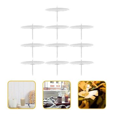 10 Pcs Metal Holders Premium Quality Candelabra Stands for