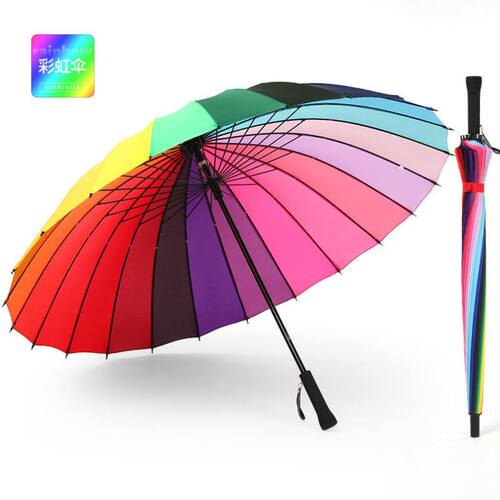 strong umbrella big men 24骨伞 foldable wind anti storm sun