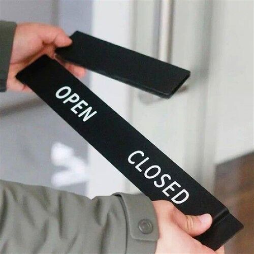 Open Sign For Bussiness Door Open Signs Privacy Slide Door