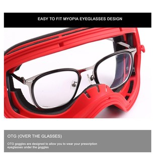 Ski Goggles UV400 Protection Snowboard Eyewear Anti-fog Big