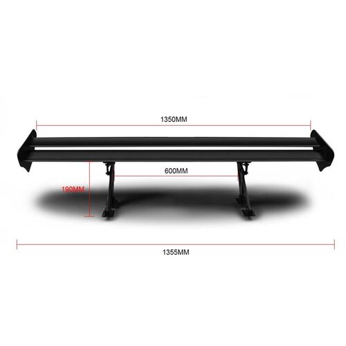 53.15 Rear Car Sedan Double-deck GT Wing Racing Spoiler Li