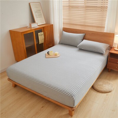 100% cotton fitted sheet bedsheet mattress protector cover