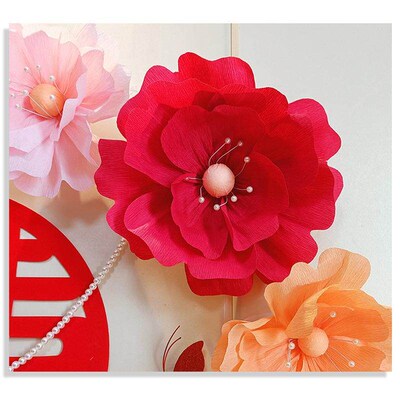 Simulation flower crepe paper flower crepe