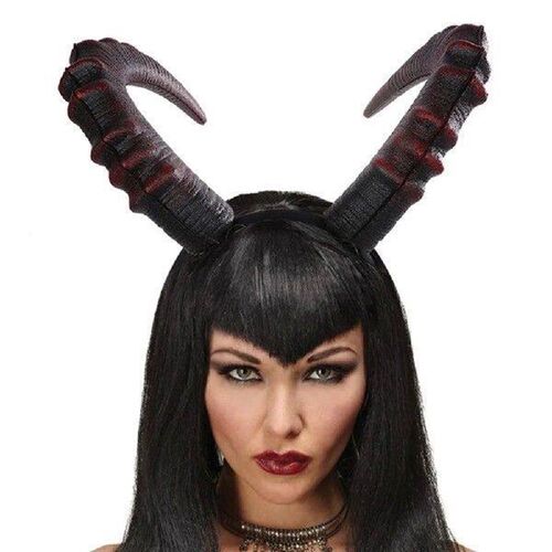 Devils Horn Headband Delicate Details Headdress Costume
