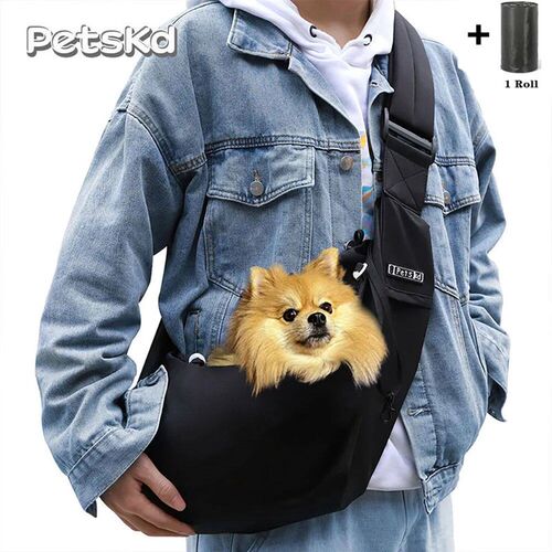 Petskd Pet Dog Sling Carrier Bag Outdoor Portable Shoulder M