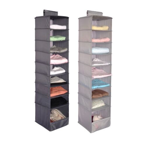 foldable clothes wall hanging bags organizer storage cabinet