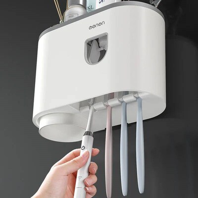 Bathroom Accessories Sets Toothbrush Holder Automatic Toothp