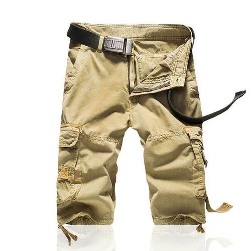 Summer Mens Camouflage Large Size Beach Shorts Workwear Cas
