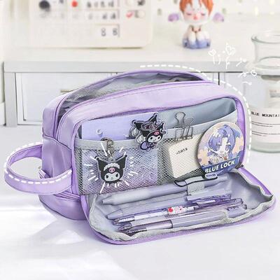 Dopamine Student Large Capacity Multi functional Pen Case Pe