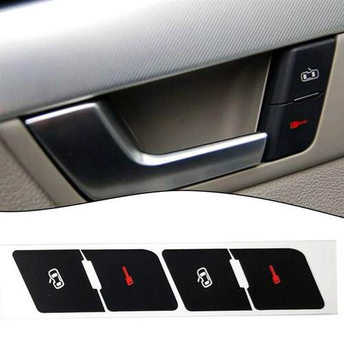 Sunlight Button Central Lock Overlay Package Content Black O