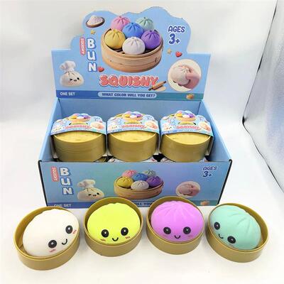 -Colorful Simulated Dumpling Squishy Relaxing Relieve Anxiet