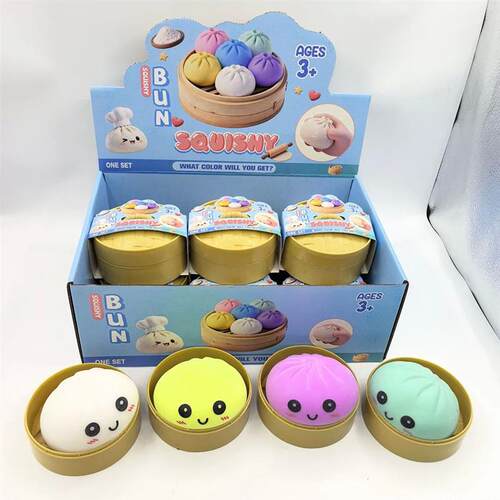 -Colorful Simulated Dumpling Squishy Relaxing Relieve Anxiet
