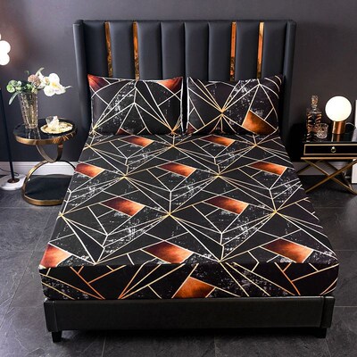 soft bed sheets fitted sheet cotton pillow cases 床笠 枕套