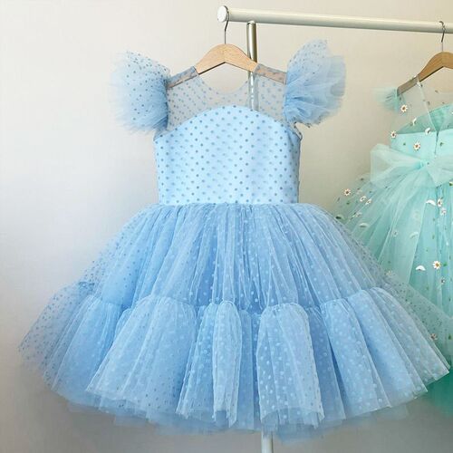 Girls Princess Dress Kids Elegant Wedding Tutu Prom Dresses