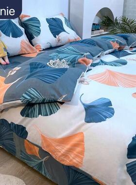 100% cotton bed sheet set bedding bedsheets sets duvet cover