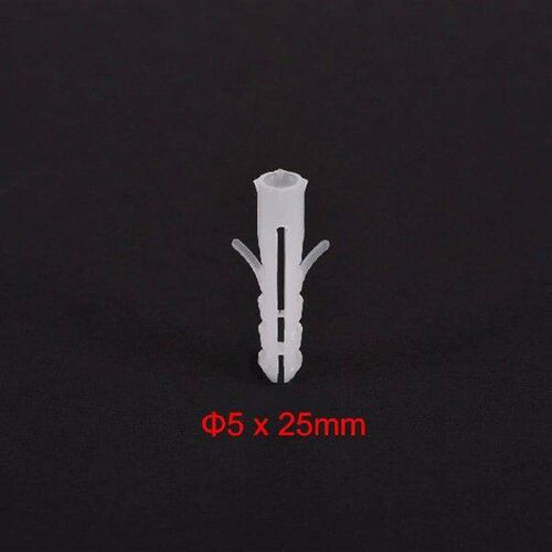 uxcell 100pcs 5mmX25mm Plastic Expansion Pipe Column