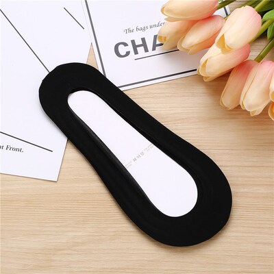 Summer Thin Ice Silk Boat Socks Women AntiSlip Silicone Invi