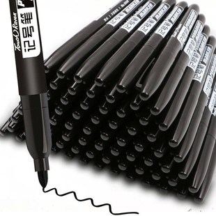 6 Pcs/Set Permanent Marker Pen Fine Point Waterproof Ink Thi