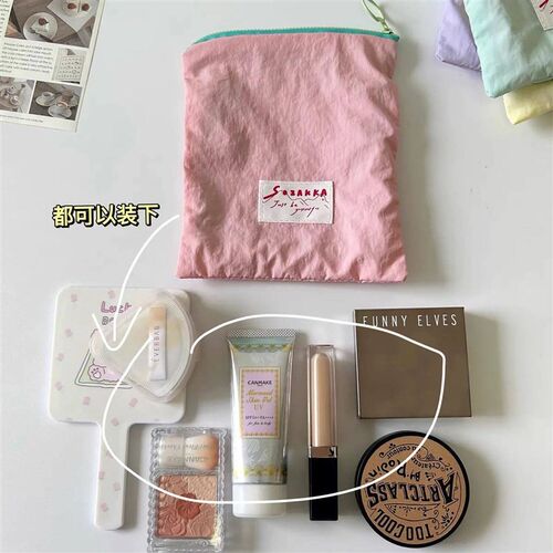 Simple  Cosmetic Bag Clutch Bag Large Makeup Organizer Bags