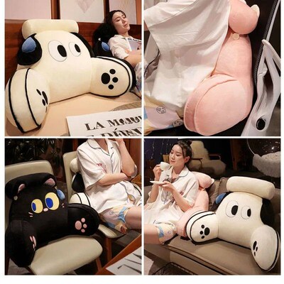 Bedhead Backrest Pillow Sofa Cushion Dormitory Reading Pillo