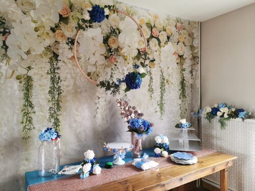 Wedding Scene Party Decoration Photocall Bridal Shower Backd