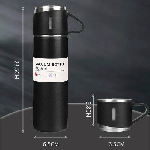 500ML Stainless Steel Vacuum Flask Gift Set Office Business