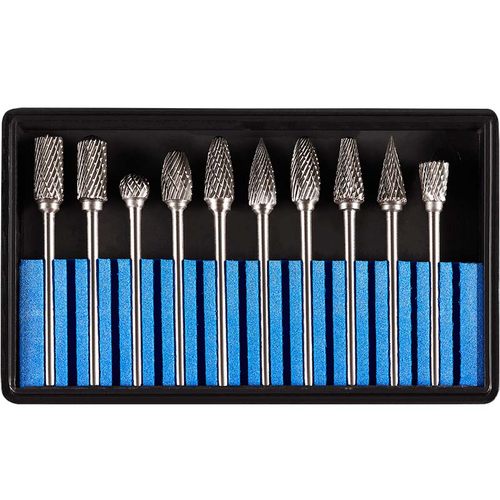 细柄金鹰钨钢磨头硬质合金旋转锉异型杂合形装盒柄径2.mm毫米