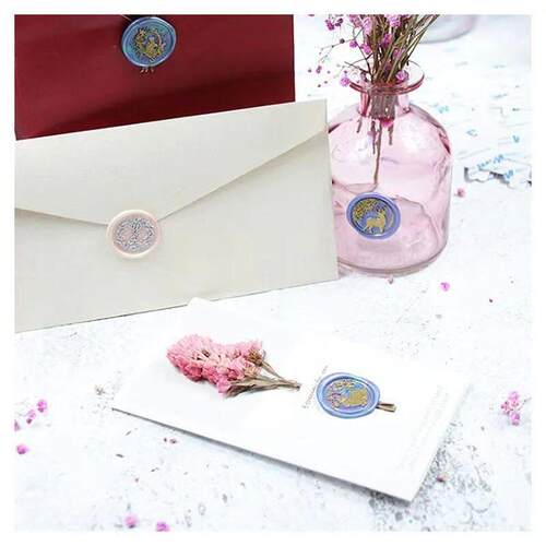 100pcs Self Adhesive Wax Seal ers Peel and  (Double Sided  T
