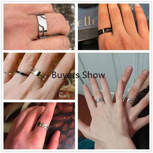 Skyrim Stainless Steel Ring for Men Women Couple Casual Fing
