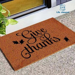 Imitation coconut palm entry doormat foot pad进门脚垫pvc地垫