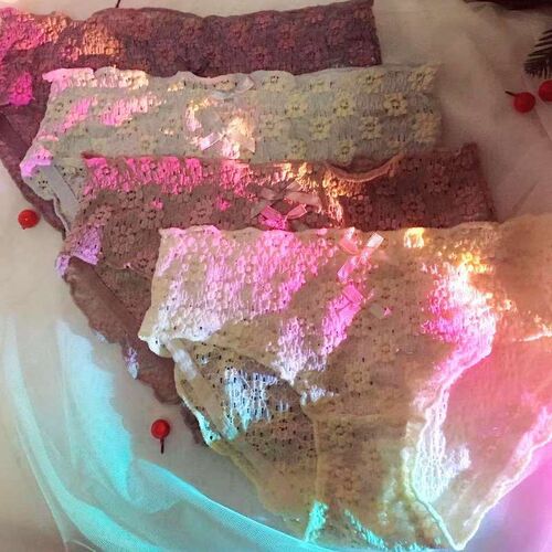 New French pear flower bubble lace fresh and comfortable gir