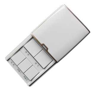 集成吊顶浴霸专用开关浴室防水8型五联五开风暖1联动型5联开关