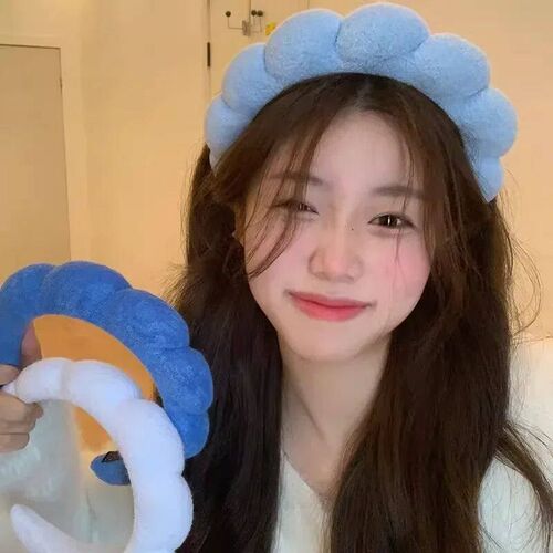 2024 Fashion Sponge Headband for Women Girls Puffy Hair Band