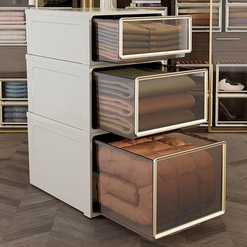 Storage cabinet Drawer type household clothing storage box